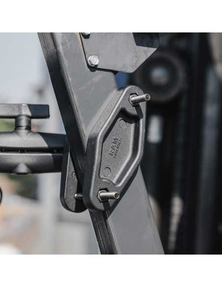RAM® Square Post Clamp Base for Posts up to 4" Wide - D Size