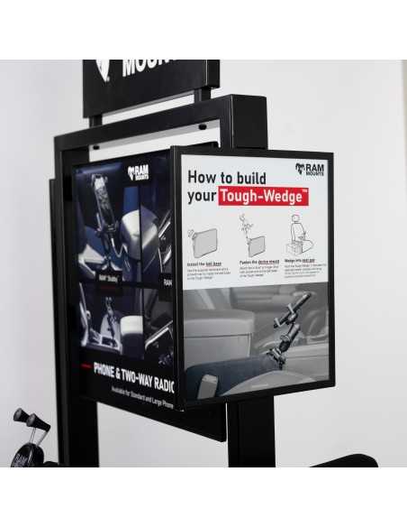 RAM® Standing Floor Display with Baskets