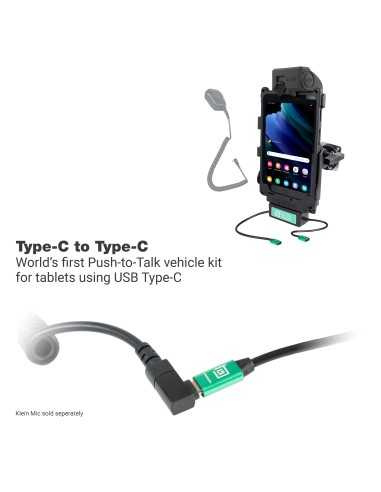 GDS® Uni-ConnT Vehicle Bundle + Single USB-C for Samsung Tab Active3