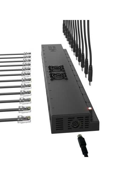 GDS® 12-Port 300W USB-C + RJ45 Power Delivery Wall Charger