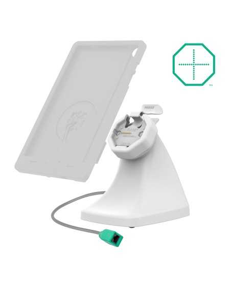 GDS® Uni-ConnT Powered Snap-In Kiosk Dock with PoE - Gray