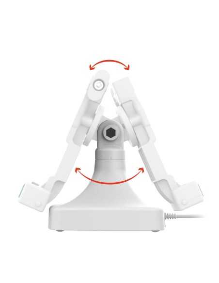 GDS® Uni-ConnT Locking Tilt & Swivel Dock with PoE + Data - Gray