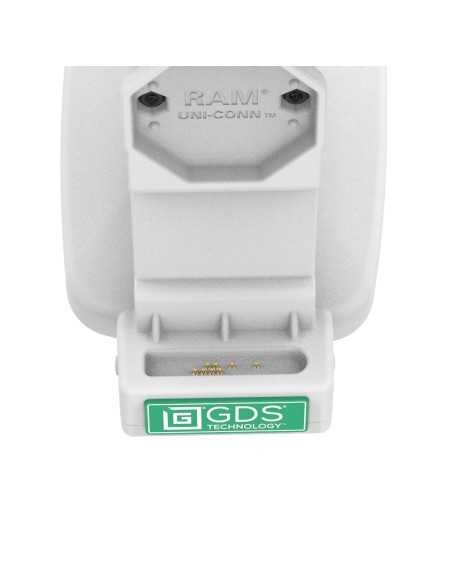 GDS® Uni-ConnT Locking Tilt & Swivel Dock with PoE + Data - Gray