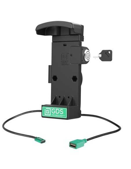 GDS® Locking Powered Dock + USB-A for Zebra TC2x & TC5x - Heated Pins