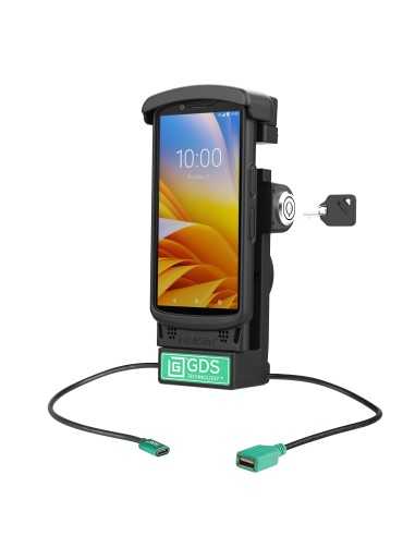 GDS® Locking Powered Dock + USB-A for Zebra TC2x & TC5x