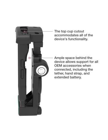 GDS® Locking Powered Dock for Zebra TC2x & TC5x