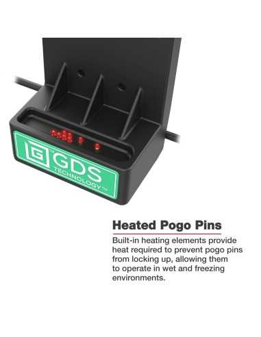 GDS® Locking Powered Dock + USB-A for Zebra TC73/78 - Heated Pins