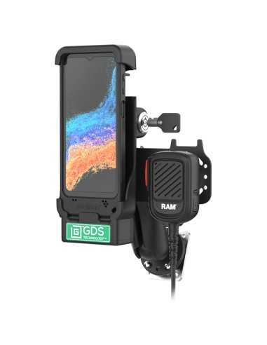 GDS® Locking PTT Speaker Mic Kit for XCover7 Pro/6 Pro - ESChat