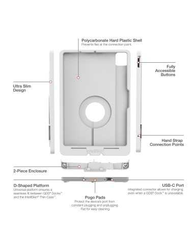 IntelliSkin® Thin-CaseT for iPad Air 11 (M2, M3, M4) - Gray