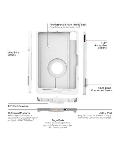 IntelliSkin® Thin-CaseT for iPad Pro 11 (M4 & M5) - Gray