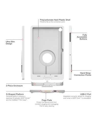 IntelliSkin® Thin-CaseT for Samsung Tab A11+ - Gray