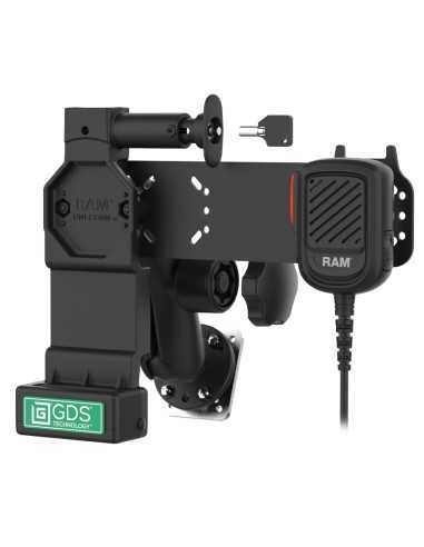 GDS® Uni-ConnT Locking PTT Remote Speaker Mic Bundle for Zello