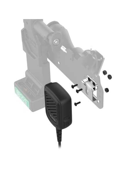 GDS® Uni-ConnT Locking PTT Remote Speaker Mic Bundle for Zello