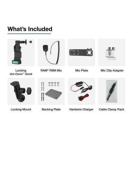 GDS® Uni-ConnT Locking PTT Remote Speaker Mic Bundle for Zello