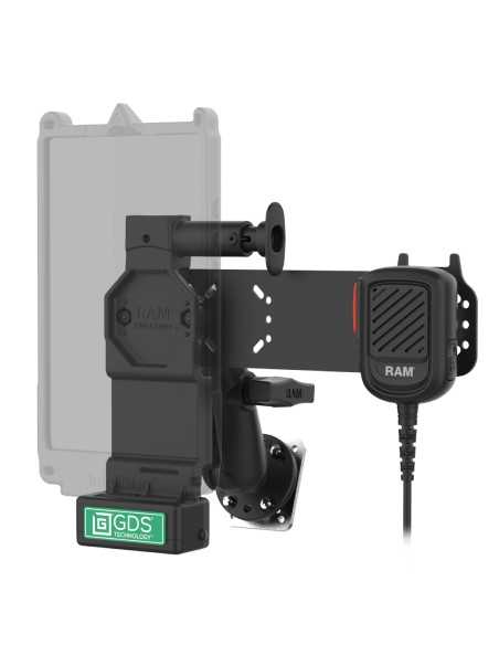 GDS® Uni-ConnT PTT Remote Speaker Mic Bundle for Zello