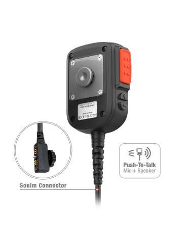 RAM® Remote Speaker Mic with Sonim SecureAudio Connector