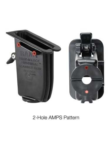 RAM® Drop-N-LockT Scanner Gun Holder