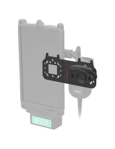 RAM® Short Bracket for PTT Microphones with Magnetic Adapter