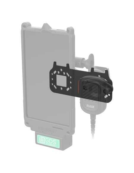 RAM® Short Bracket for PTT Microphones with Magnetic Adapter