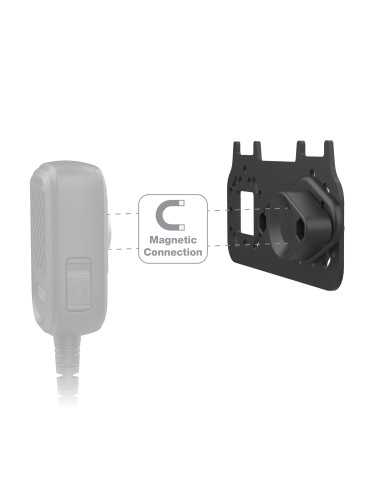 RAM® Short Bracket for PTT Microphones with Magnetic Adapter
