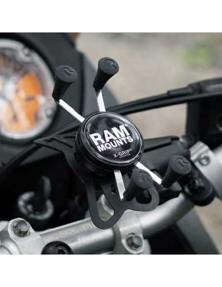 RAM® X-Grip® Phone Mount with Handlebar U-Bolt Base - Short