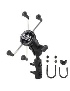RAM® X-Grip® Large Phone Mount with Brake/Clutch Reservoir Base - Short 2