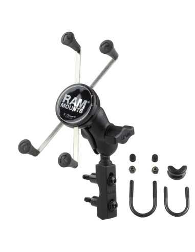 RAM® X-Grip® Large Phone Mount with Brake/Clutch Reservoir Base - Short