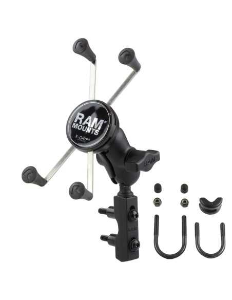 RAM® X-Grip® Large Phone Mount with Brake/Clutch Reservoir Base - Short