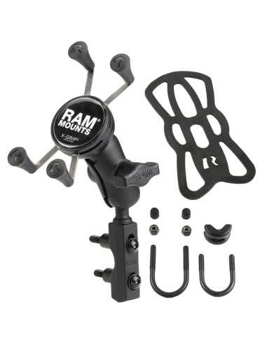 RAM® X-Grip® Phone Mount with Brake/Clutch Reservoir Base - Short