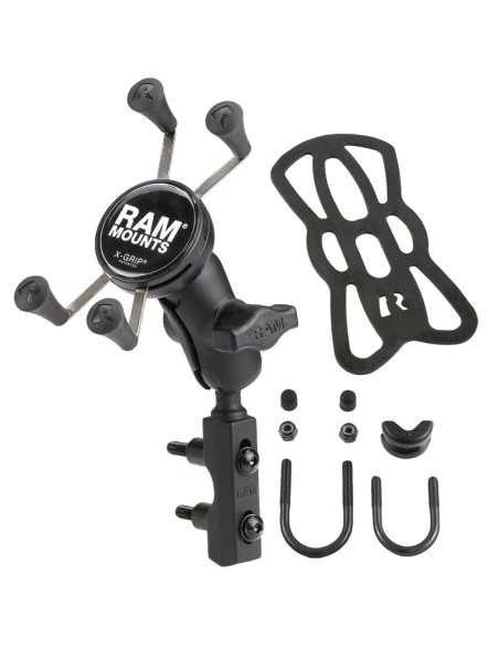 RAM® X-Grip® Phone Mount with Brake/Clutch Reservoir Base - Short