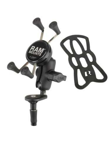 RAM® X-Grip® Phone Holder with Motorcycle Fork Stem Base