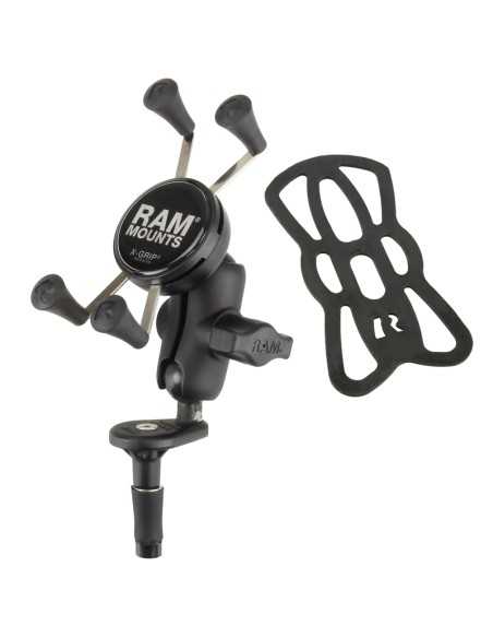 RAM® X-Grip® Phone Holder with Motorcycle Fork Stem Base