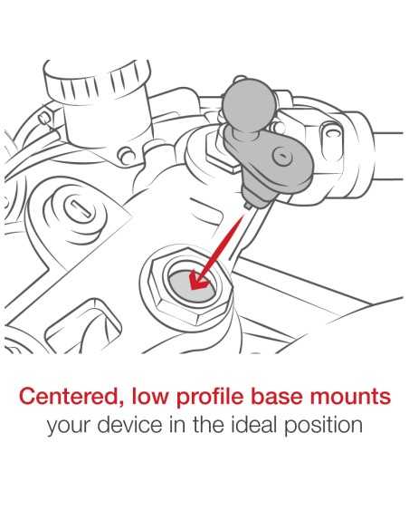 RAM® X-Grip® Phone Holder with Motorcycle Fork Stem Base