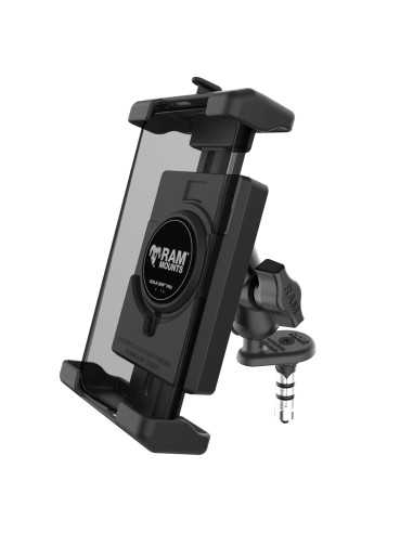 RAM®&nbsp;Quick-GripT&nbsp;Pro XL Phone Mount with Fork Stem Wedge Base - Short