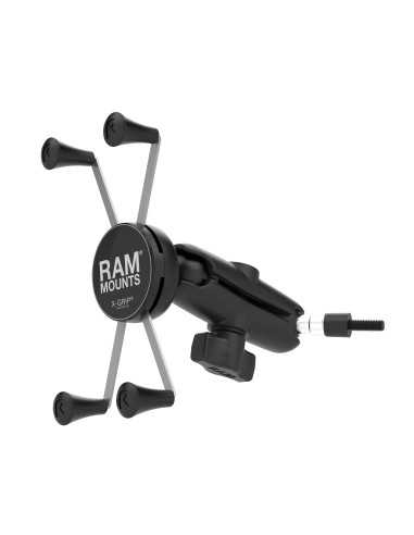 RAM® X-Grip® Large Phone Mount with Grab Handle & A-Pillar M6 Bolt Base