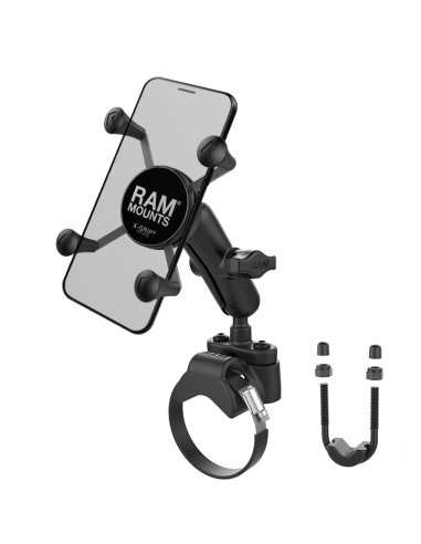 RAM® X-Grip® Phone Mount with ATV/Side By Side Rail Base