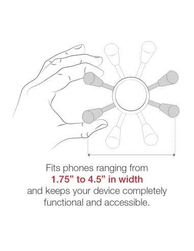 RAM® X-Grip® Large Phone Mount with Motorcycle Handlebar Clamp Base