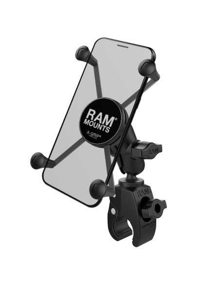 RAM® X-Grip® Large Phone Mount with Tough-ClawT Small Clamp Base - Short