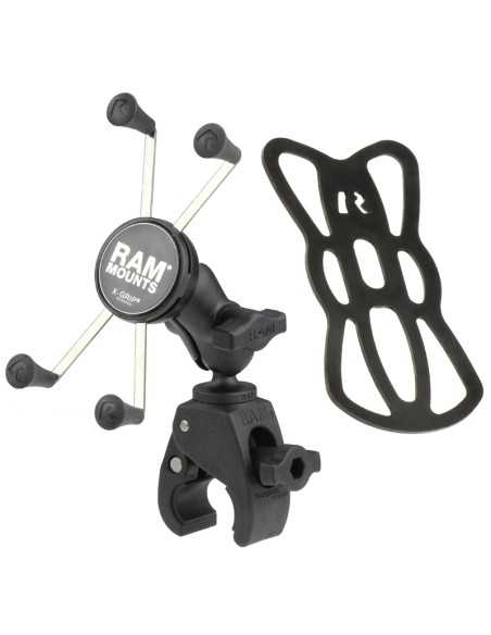 RAM® X-Grip® Large Phone Mount with Tough-ClawT Small Clamp Base - Short