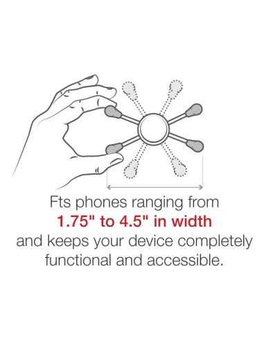 RAM® X-Grip® Large Phone Mount with Tough-ClawT Small Clamp Base - Long