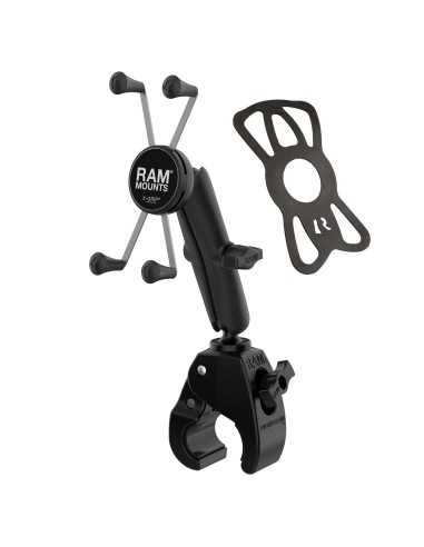 RAM® X-Grip® Large Phone Mount with Tough-ClawT Medium Clamp Base - Long