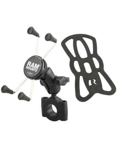 RAM® X-Grip® Large Phone Mount with TorqueT Large Rail Base - Short Arm