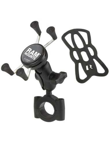 RAM® X-Grip® Phone Mount with RAM® TorqueT Large Rail Base - Short