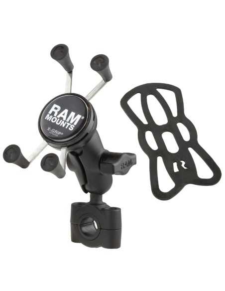 RAM® X-Grip® Phone Mount with RAM® TorqueT Medium Rail Base - Short