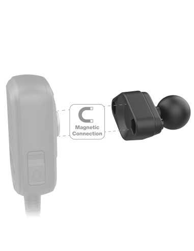 RAM® Magnetic Microphone Adapter with Ball