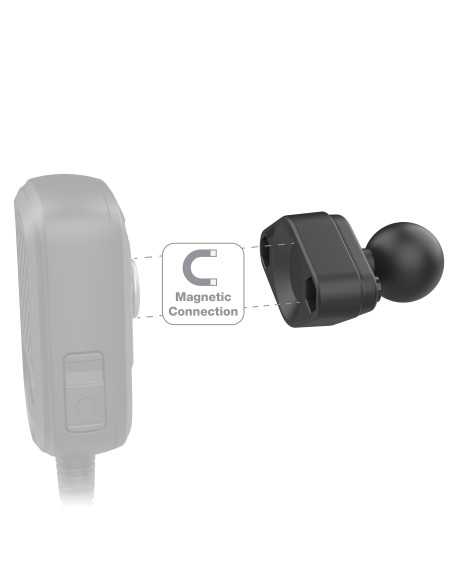 RAM® Magnetic Microphone Adapter with Ball