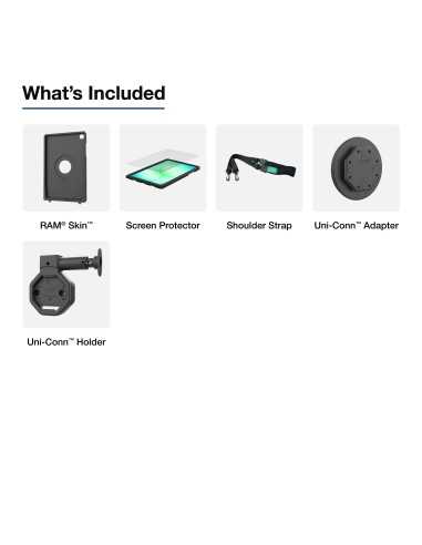RAM® SkinT Ergo Kit for Samsung Tab A11+ & Tab A9+