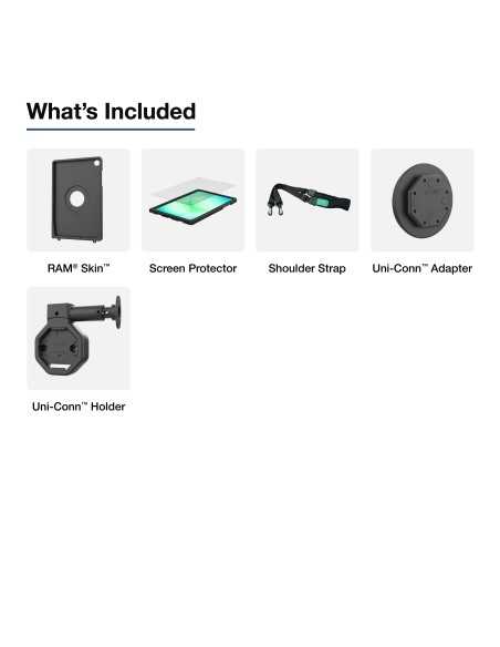 RAM® SkinT Ergo Kit for Samsung Tab A11+ & Tab A9+