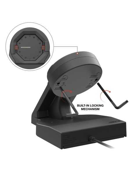 GDS® Uni-ConnT Powered Desktop Dock with USB-A Power