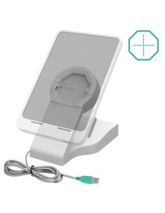 GDS® Uni-ConnT Powered Desktop Dock with USB-A Power - Gray 2